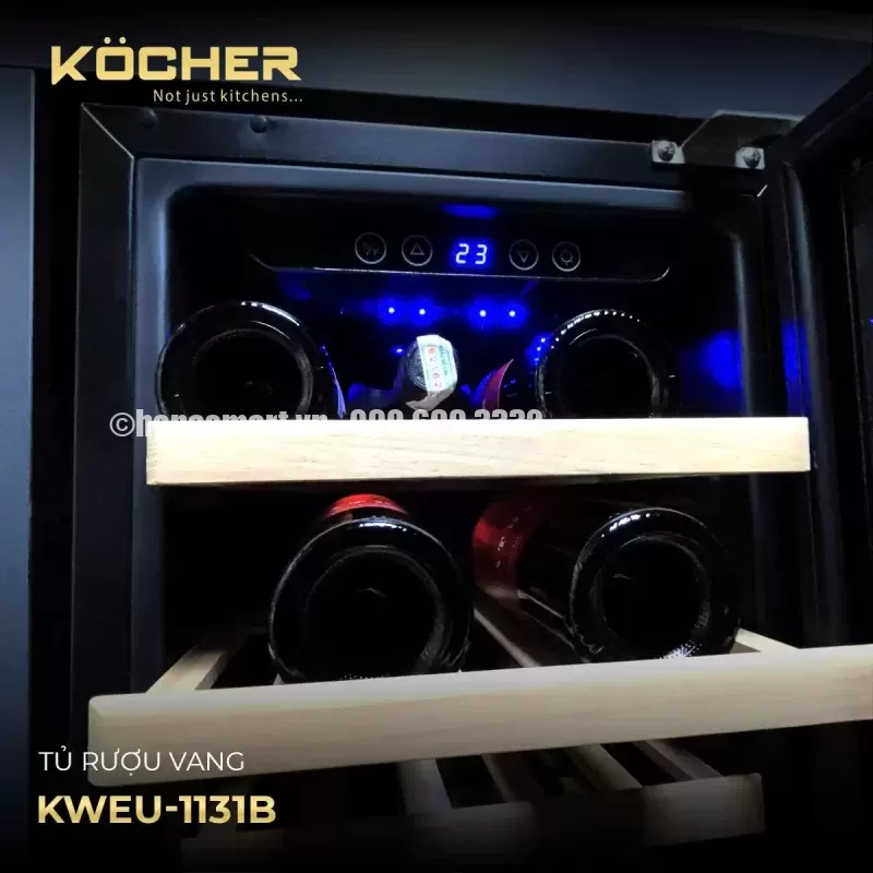 Tủ rượu vang Kocher KWEU-1131B - tu ruou vang kocher kweu 1131b6