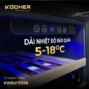 Tủ rượu vang Kocher KWEU-1131B - tu ruou vang kocher kweu 1131b7