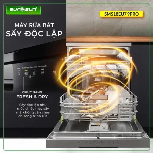 MÁY RỬA BÁT LẮP ĐỘC LẬP HOẶC ÂM TỦ EUROSUN SMS18EU79PRO 26 MÁY RỬA BÁT LẮP ĐỘC LẬP HOẶC ÂM TỦ EUROSUN SMS18EU79PRO - 4 1 1