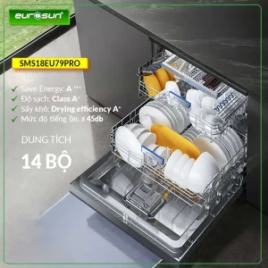 MÁY RỬA BÁT LẮP ĐỘC LẬP HOẶC ÂM TỦ EUROSUN SMS18EU79PRO 25 MÁY RỬA BÁT LẮP ĐỘC LẬP HOẶC ÂM TỦ EUROSUN SMS18EU79PRO - 5 1 1