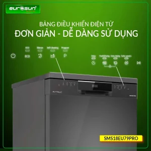 MÁY RỬA BÁT LẮP ĐỘC LẬP HOẶC ÂM TỦ EUROSUN SMS18EU79PRO 24 MÁY RỬA BÁT LẮP ĐỘC LẬP HOẶC ÂM TỦ EUROSUN SMS18EU79PRO - 6 1 1
