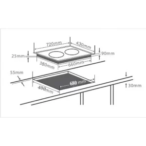 Bếp hồng ngoại Chef's EH-DHL321