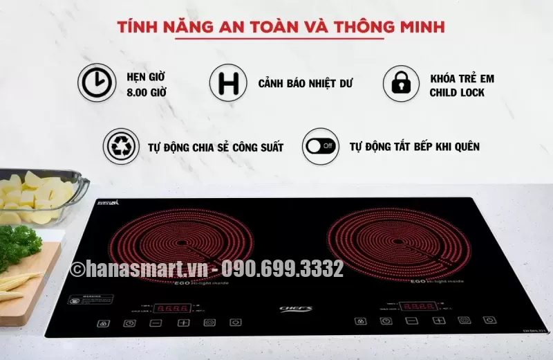 Bếp hồng ngoại Chef's EH-DHL321