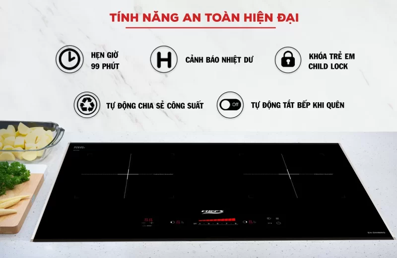 Bếp từ Chef's EH-DIH866G 25 Bếp từ Chef's EH-DIH866G