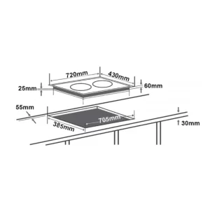 Bếp từ Chef's EH-DIH866G