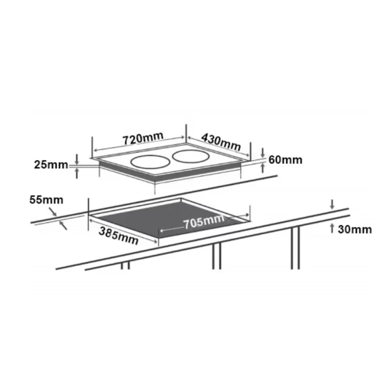 Bếp từ Chef's EH-DIH866G 26 Bếp từ Chef's EH-DIH866G