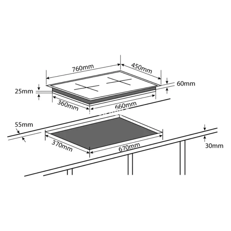 Bếp từ Chef's EH-DIH888S