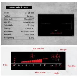 Bếp từ Chef's EH-DIH889