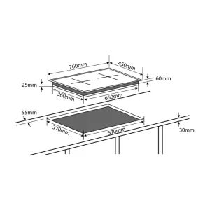 Bếp từ Chef's EH-DIH889