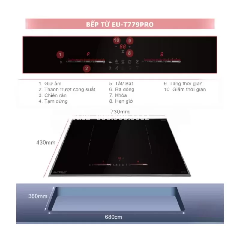 Bếp từ EUROSUN EU-T779Pro