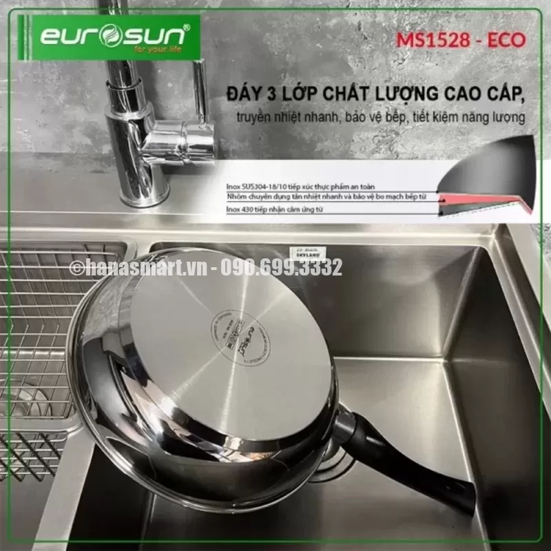 Chảo chống dính EUROSUN MS1528-ECO