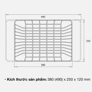 Giỏ để đồ inox KLUGER KB-601S