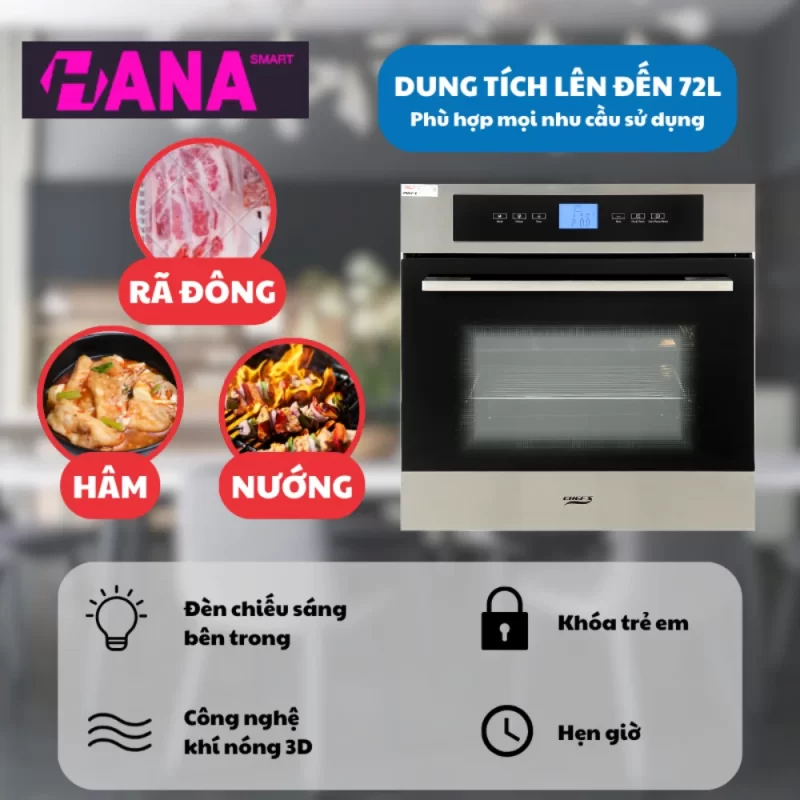 Lò nướng Chef's EH-BO600S 20 Lò nướng Chef's EH-BO600S