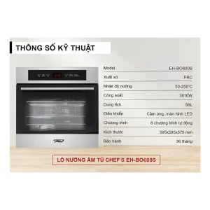 Lò nướng Chef's EH-BO600S