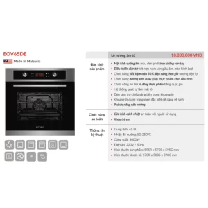 Lò nướng EUROSUN EOV65DE