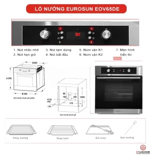 Lò nướng EUROSUN EOV65DE