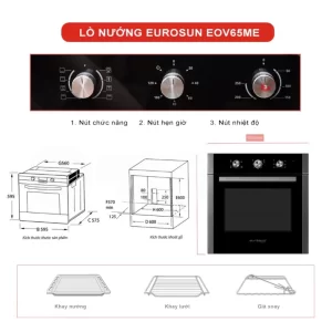 Lò nướng EUROSUN EOV65ME