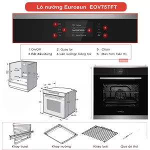 Lò nướng EUROSUN EOV75TFT