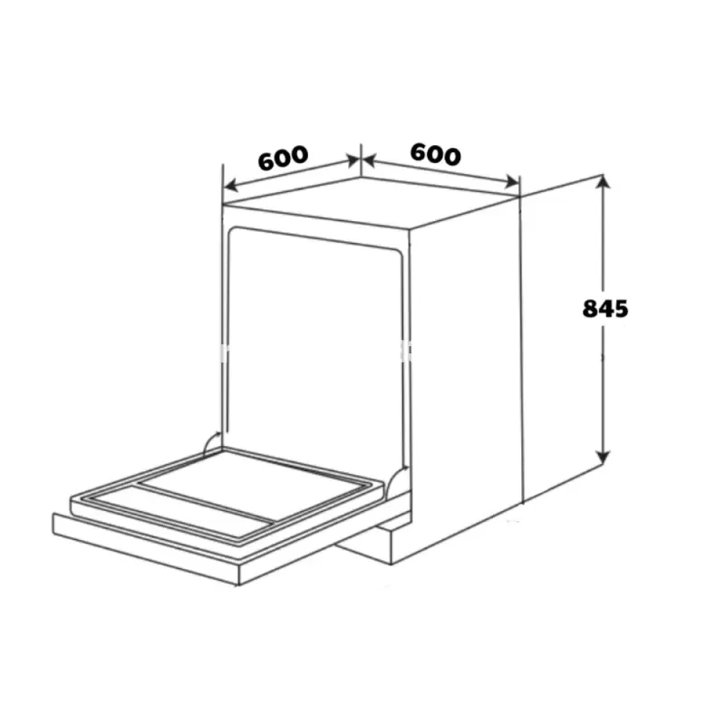 Máy rửa chén Chef's EH-DW401D