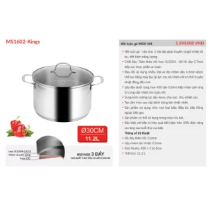 Nồi luộc gà EUROSUN MS1602-Kings