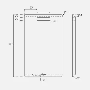 Thớt gỗ tre KLUGER KCB-105W