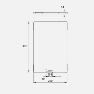 Thớt inox KLUGER KCB-121FB