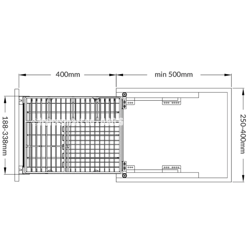 Giá đựng chai lọ gia vị GrandX XS.25S - gia dung chai lo gia vi grandx xs 25s 2