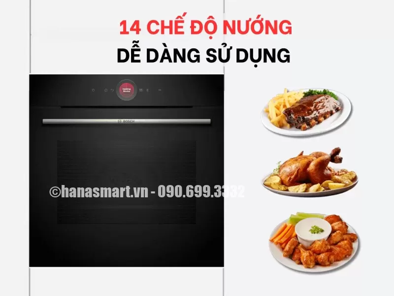 LÒ NƯỚNG BOSCH HBG7241B1 SERIES 8 XUẤT XỨ ĐỨC