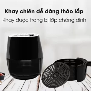 Nồi chiên không dầu Malloca MAF-09B - noi chien khong dau malloca maf 09b 2