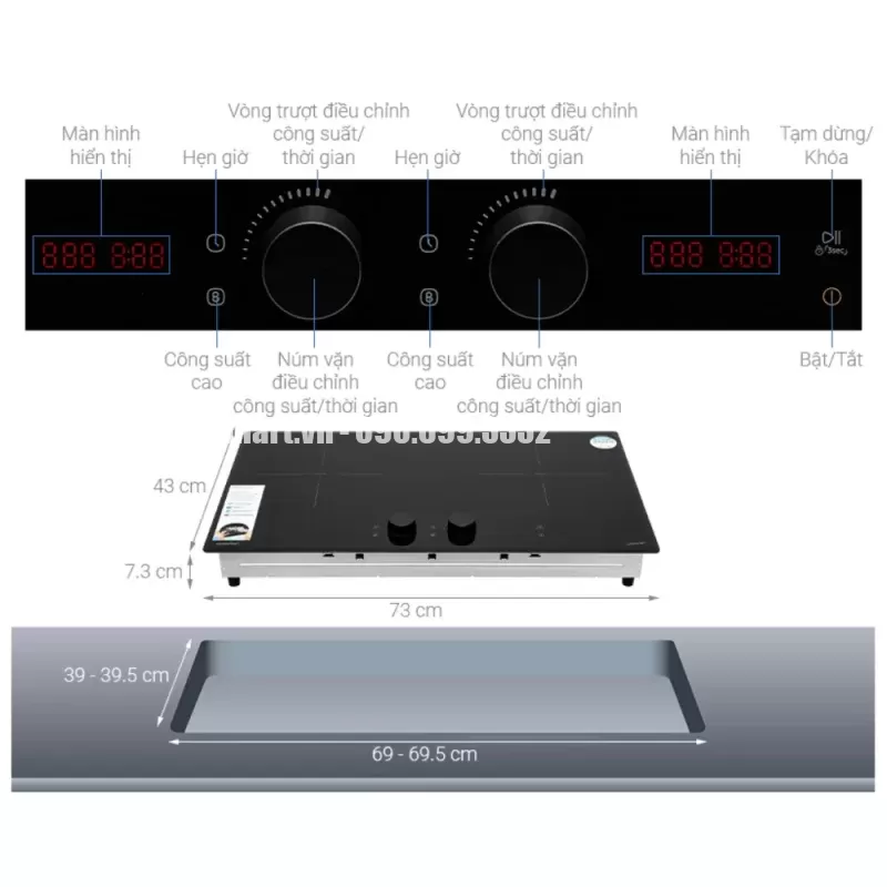 Bếp từ COMFEE CIH-52DHP