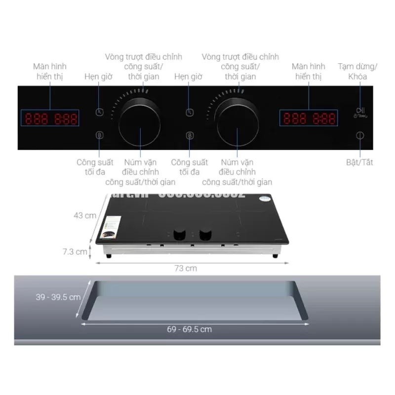 Bếp từ COMFEE CIH-52DIU