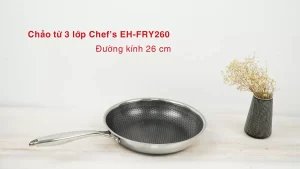 Chảo inox Chef's EH-FRY260
