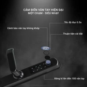 Khóa vân tay Chef's EH-A11RBT