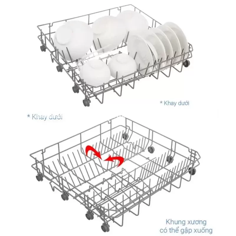 Máy rửa chén COMFEE CDW-8F60RB