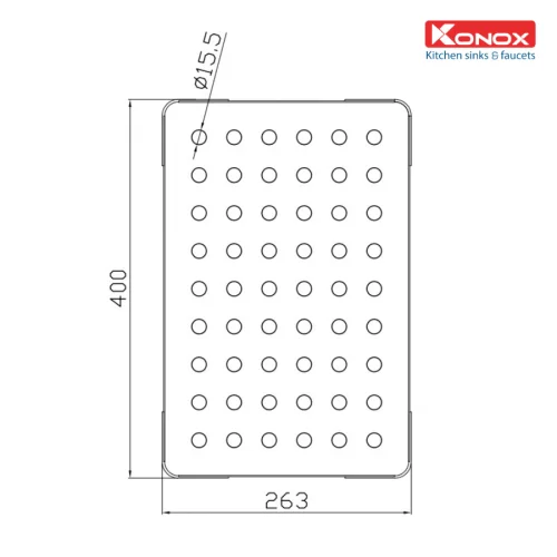 Thớt inox KONOX CB04 5 Thớt inox KONOX CB04