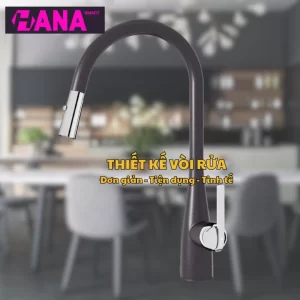 Vòi rửa bát KONOX Curva Black