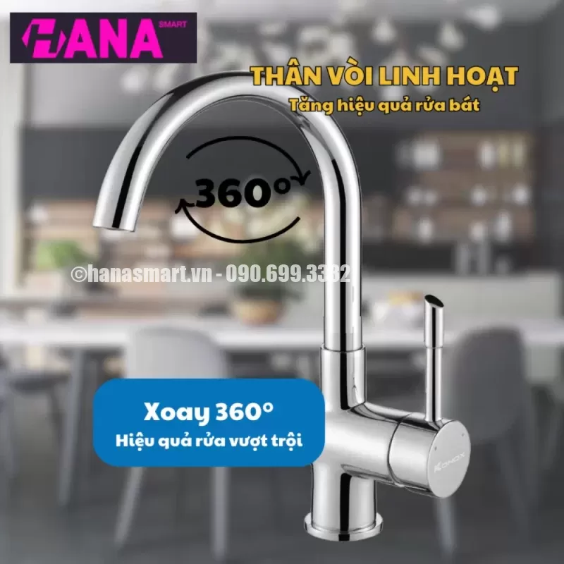 Vòi rửa bát KONOX KN1206