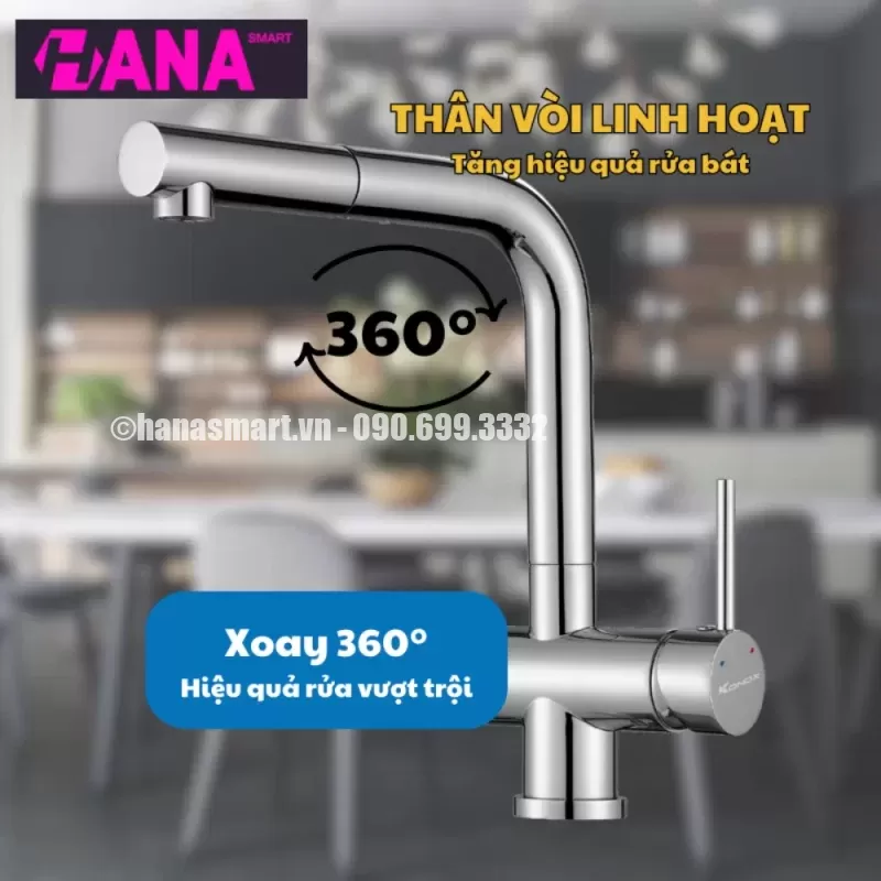 Vòi rửa bát KONOX KN1337