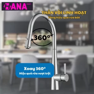 Vòi rửa bát KONOX KN1901C