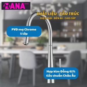 Vòi rửa bát KONOX KN1901C