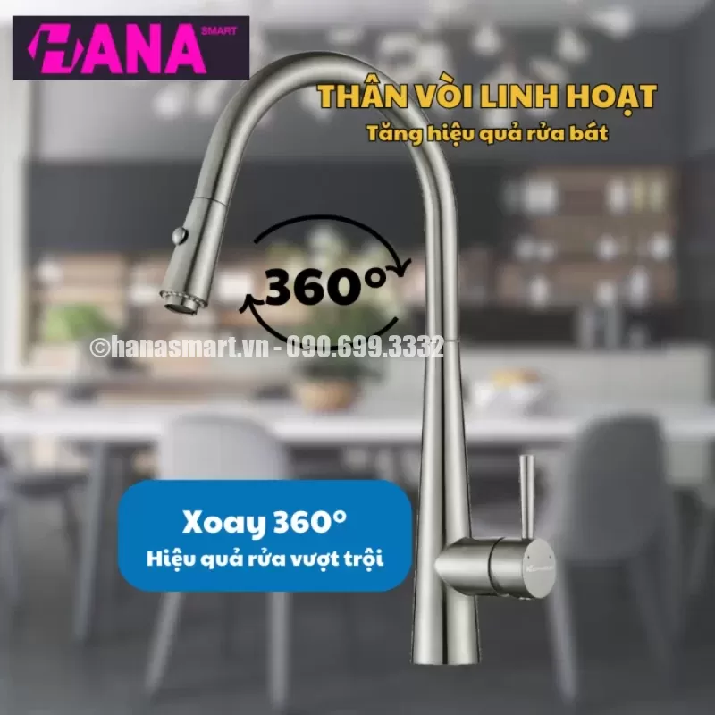 Vòi rửa bát KONOX KN1901N