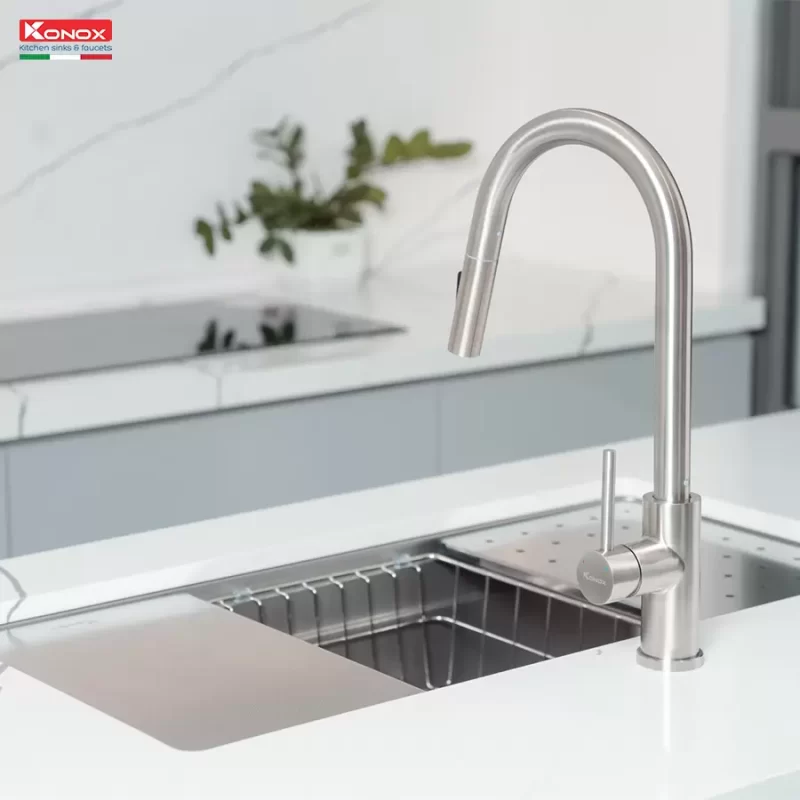 Vòi rửa bát KONOX Reno 28 Vòi rửa bát KONOX Reno