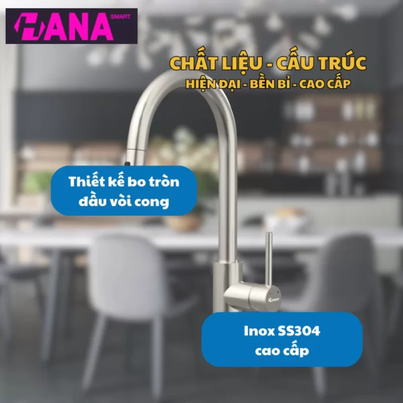 Vòi rửa bát KONOX Reno 26 Vòi rửa bát KONOX Reno