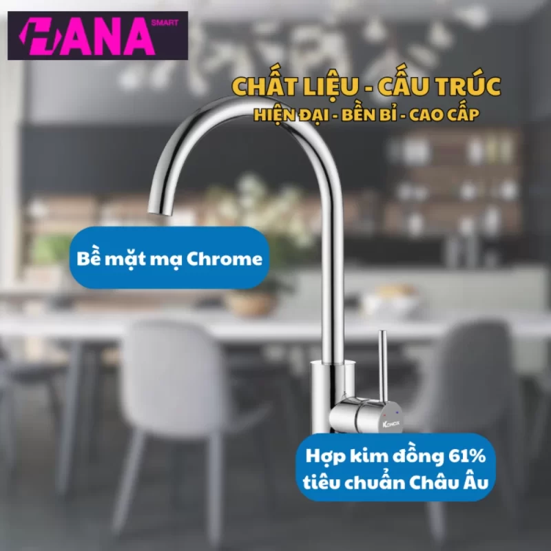 Vòi rửa bát KONOX Rio 17 Vòi rửa bát KONOX Rio