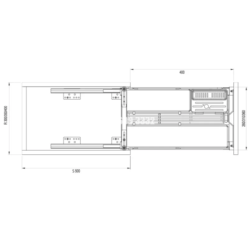 Giá dao thớt gia vị GrandX XK.30M - gia dao thot gia vi grandx xk 30m 1