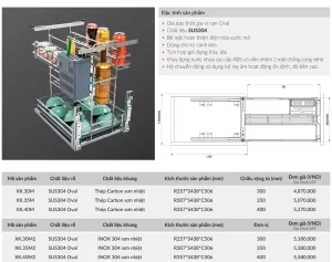 Giá dao thớt gia vị GrandX XK.30M - gia dao thot gia vi grandx xk 30m 2