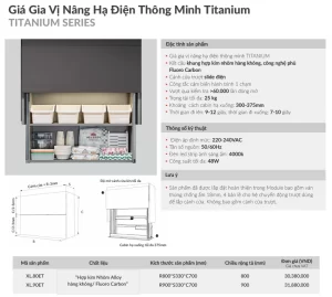 Giá gia vị thông minh GrandX XL.80ET - gia gia vi thong minh grandx xl 80et4