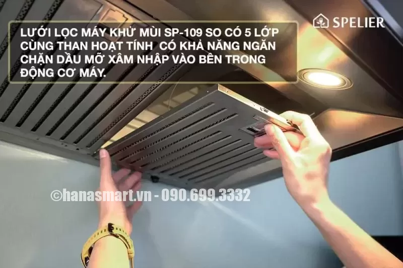 MÁY HÚT MÙI CHỮ T SPELIER SP-110DC70 - may hut mui spelier sp 109 so 4