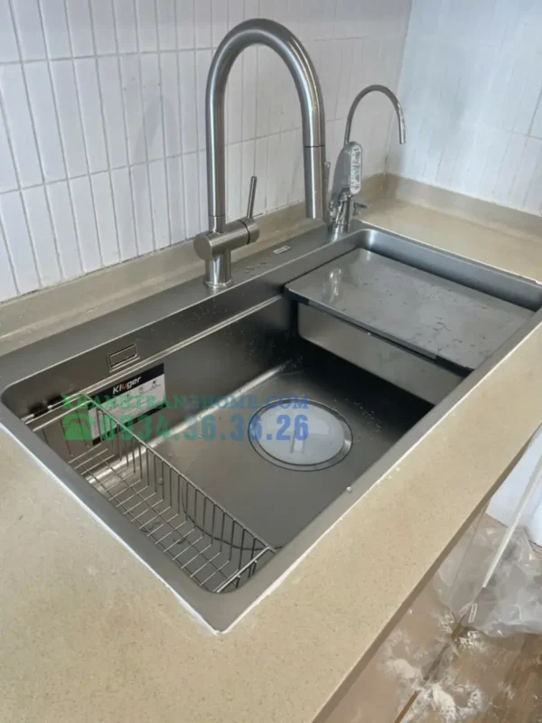 Chậu rửa bát KLUGER KF8850FS Plus 7 Chậu rửa bát KLUGER KF8850FS Plus - 507580701 122179376216322161 5271624155842725926 n