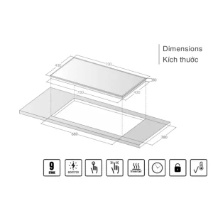 Bếp điện từ LORCA LCE-886D